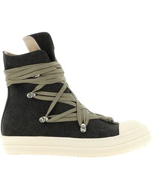 Rick Owens 'megalace Sneaks' Trainers - Black