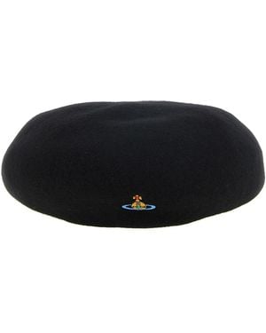 Vivienne Westwood 'basque' Beanie - Black