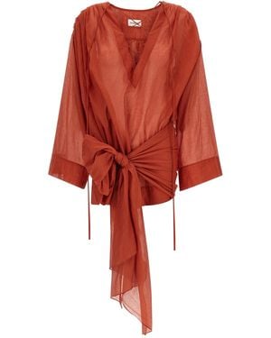 ANDAMANE 'indira' Dress - Red
