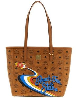 MCM Shopping 'Toni' Piccola - Blu