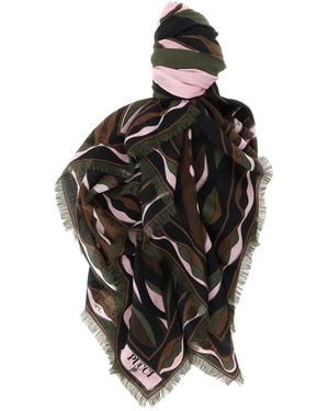 PUCCI Pashmina 'Dune' - Black
