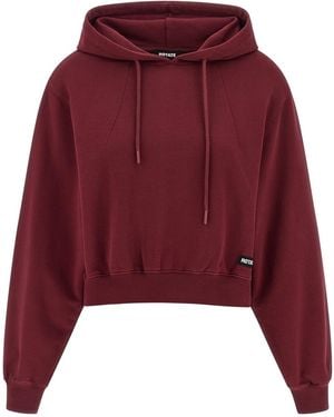 ROTATE BIRGER CHRISTENSEN 'terry Back' Hoodie - Red