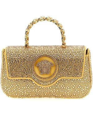 Versace 'la Medusa' Mini Handbag - Metallic