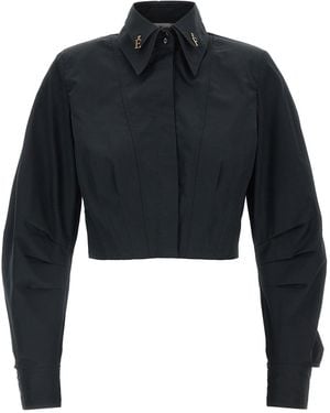 Elisabetta Franchi Bustier Shirt - Blue
