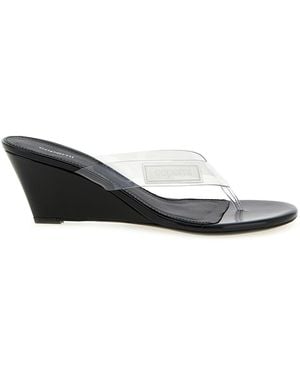 Coperni Sandalen Mit Logoaufnäher - Schwarz