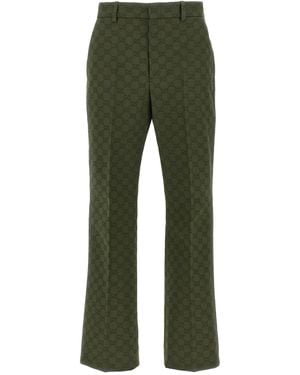 Gucci 'Gg' Trousers - Green