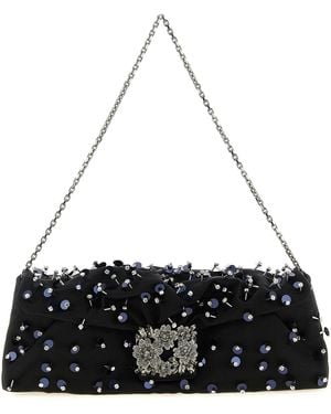Roger Vivier 'efflorescence' Clutch - Black