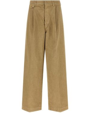 AURALEE Finx Cotton Trousers - Natural