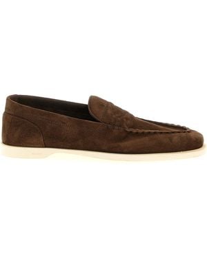 John Lobb Leather Pace Loafer - Brown