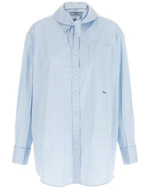 Prada Scarf Shirt - Blue