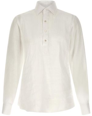 Borriello Linen Blouse - White