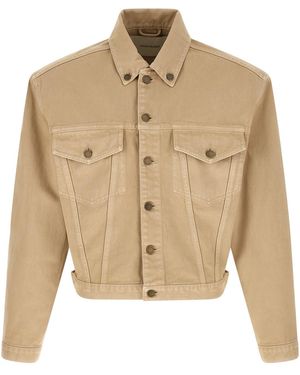 Entire studios 'shrunken Denim' Jacket - Natural