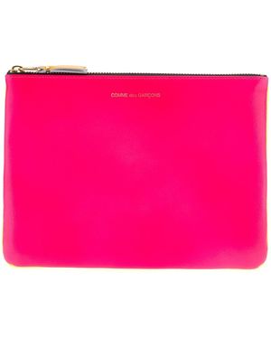 Comme des Garçons 'super Fluo' Wallet - Pink