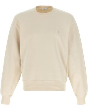 Saint Laurent 'cassandre' Sweatshirt - White