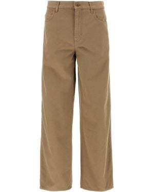 Burberry 5-Pocket Trousers - Natural