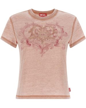DIESEL 't-ila-aa1' T-shirt - Pink