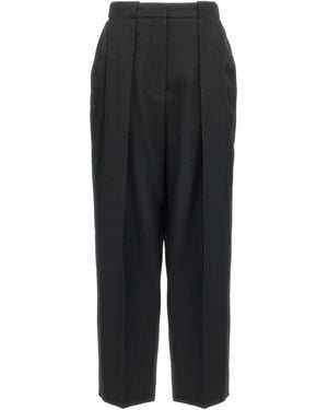 Balmain Grain De Poudre Trousers - Black