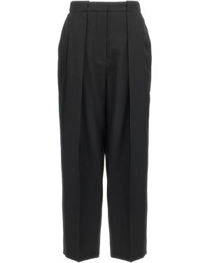 Balmain Grain De Poudre Trousers - Black
