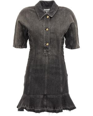 Ganni 'Tint Edge' Dress - Black
