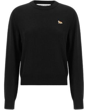 Maison Kitsuné 'baby Fox' Jumper - Black