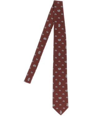 Brioni Jacquard-Krawatte - Lila