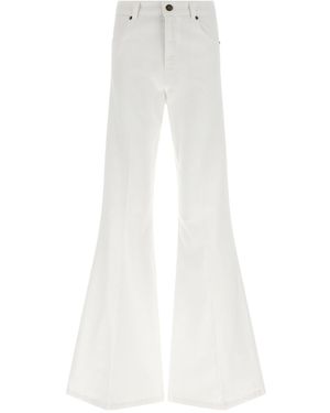 Twinset Flared Leg Jeans - White