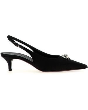 Magda Butrym Rosetta Slingback - Black