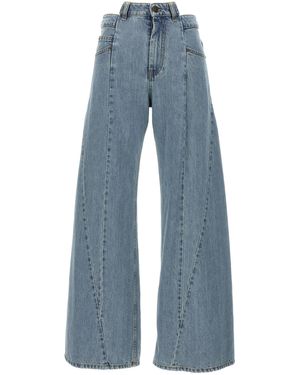 Maison Margiela Jeans Asymmetrical Waist - Blue