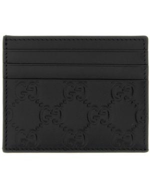 Gucci 'Gg Emblem' Card Holder - Black
