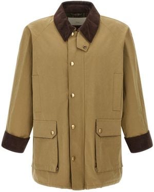 DUNST Waxed Cotton Jacket - Natural