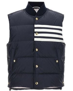 Thom Browne Gilet '4 Bar' - Blu