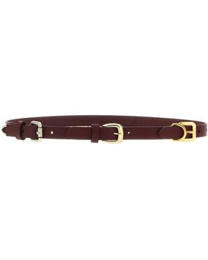 Etro Triple Buckle Belt - Black