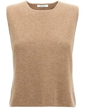 Max Mara Gilet 'Fosco' - Neutro