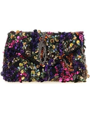 Dries Van Noten 'embellished Envelope' Clutch - Multicolour
