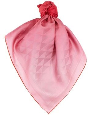 Prada 'symbole' Print Scarf - Pink