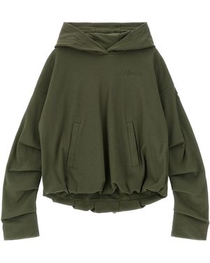 Moncler Ribbed Hoodie - Green
