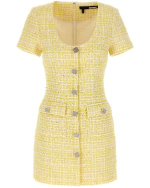 ROTATE BIRGER CHRISTENSEN Boucle Dress - Yellow