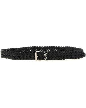 Saint Laurent Cassandre Gürtel - Schwarz