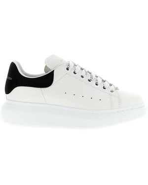 McQueen Trainer With Oversized Sole - White