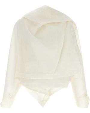 Issey Miyake 'all Squares' Top - White