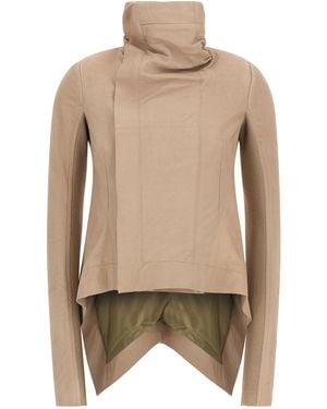 Rick Owens 'naska' Jacket - Natural