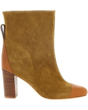 Odissi 'dot' Ankle Boots - Brown