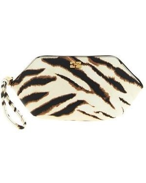 Ganni Beauty Case Con Dettaglio Logo Metallico - Multicolore