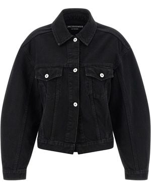 Jacquemus 'la Veste De-nimes' Jacket - Black