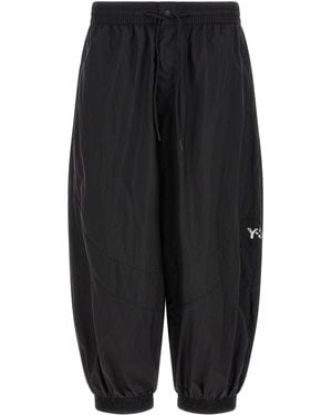 Y-3 Jogginghose Mit Rauen Kanten - Schwarz