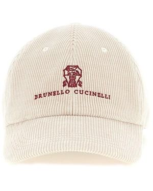 Brunello Cucinelli Cappellino 'Baseball' - Neutro