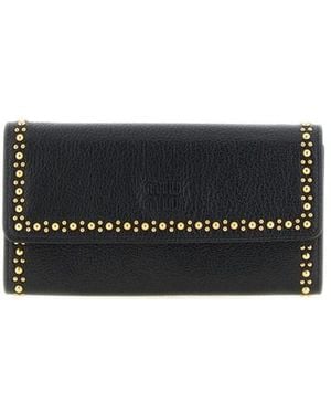 Miu Miu Pochette Borchie - Nero