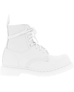 MM6 by Maison Martin Margiela '1460 Twist Mm6' Mm6 X Dr.martens Amphibian - White