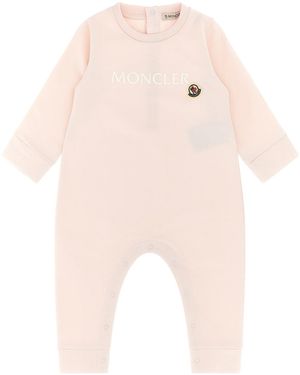 Moncler Logo Jumpsuit - Pink