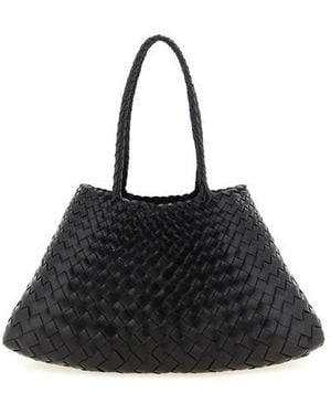 Dragon Diffusion Borsa A Spalla 'Santa Croce Big' - Nero